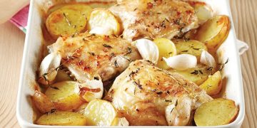 Sarymsakly towuk (Ispan lezzetlerinden)